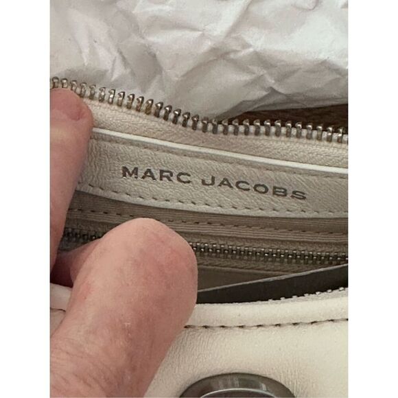 Beautiful authentic Marc Jacobs quilted curve bag in cotton - Picture 6 of 16